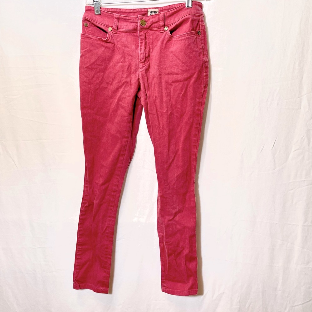 Anne Klein Pinky Rose skinny jeans